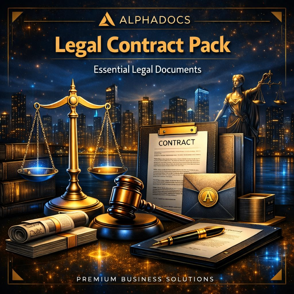 Legal Contract Pack - Professional Contract Solutions for Business Protection