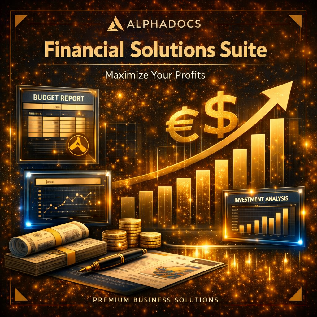 Financial Solutions Suite - The Complete Financial Management System for Entrepreneurs