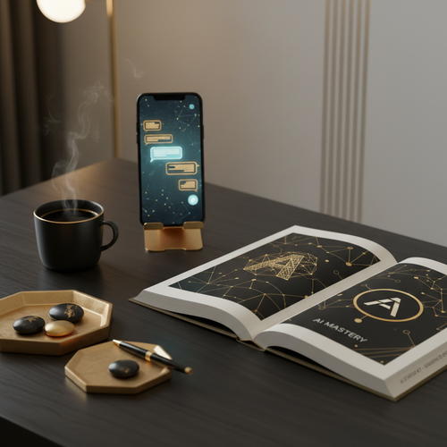 AI Starter Kit - Beginner AI Guide Lifestyle Mockup