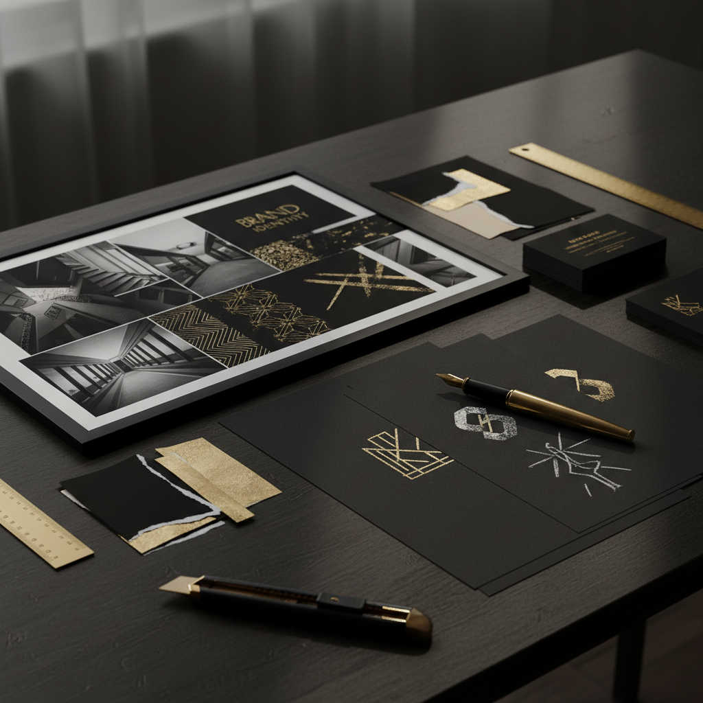 Brand Identity Kit - Creative Studio Lifestyle Mockup