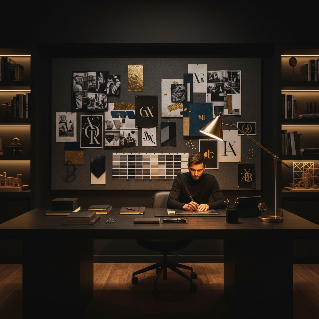 Brand Identity Kit - Creative Studio Lifestyle Mockup