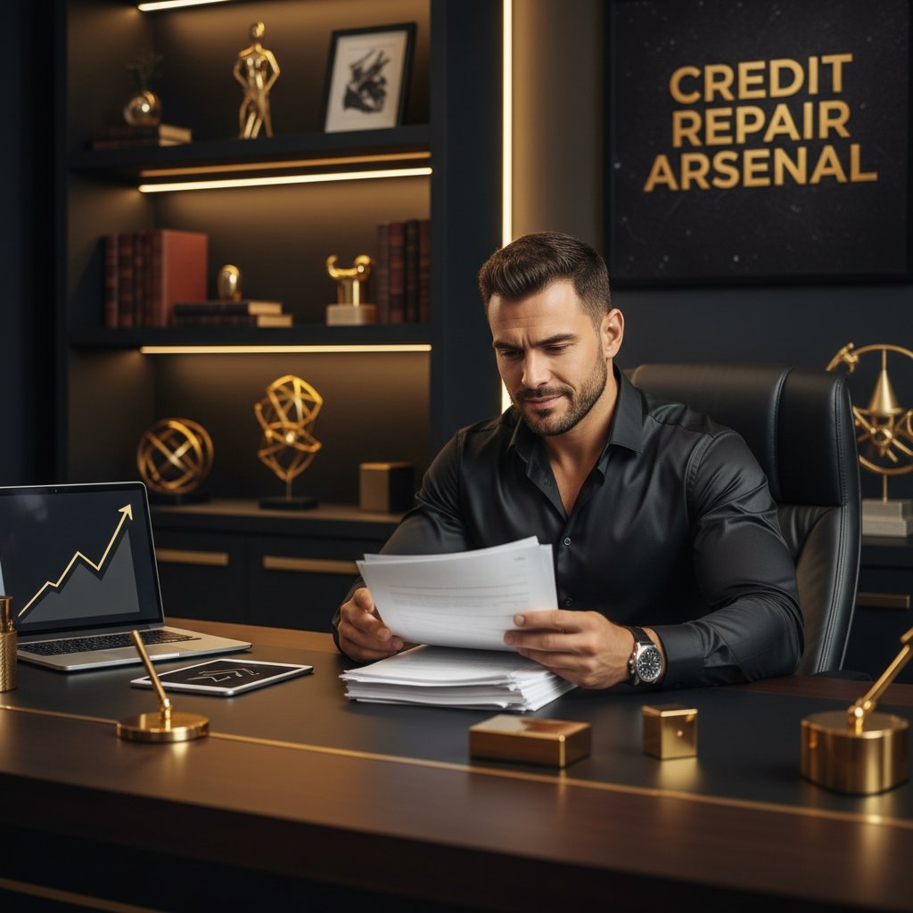 Credit Repair Arsenal - Financial Comeback Lifestyle Mockup