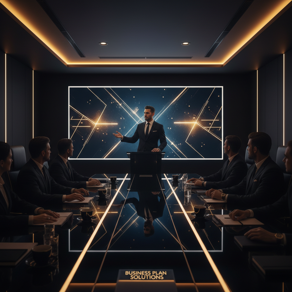 Business Plan Solutions - Investor Pitch Lifestyle Mockup