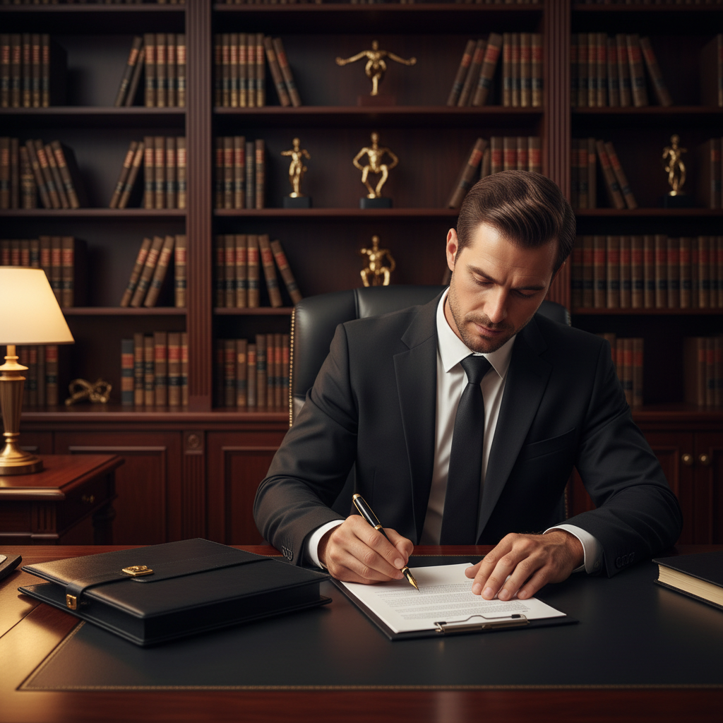 Legal Contract Pack - Professional Signing Lifestyle Mockup