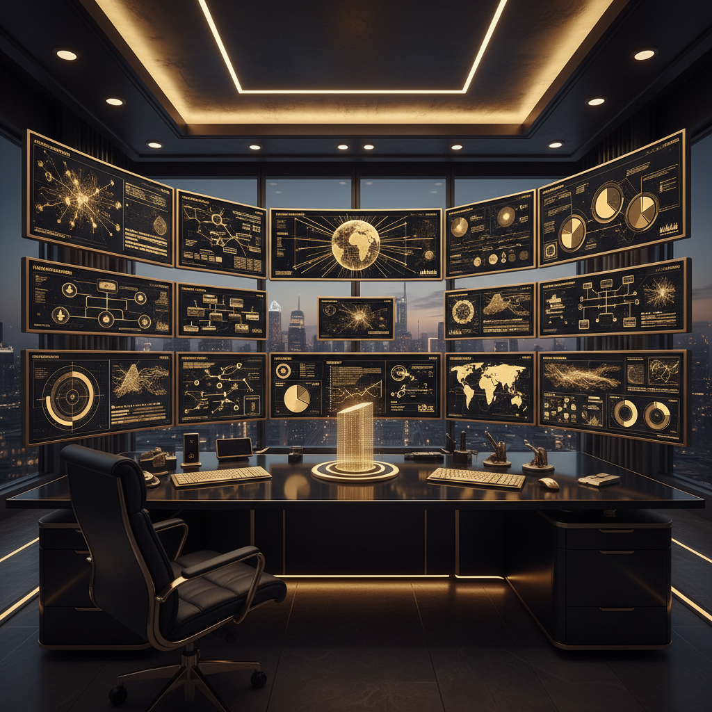 AI Enterprise Suite - Command Center Lifestyle Mockup